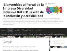 Tablet Screenshot of diversidadinclusiva.com